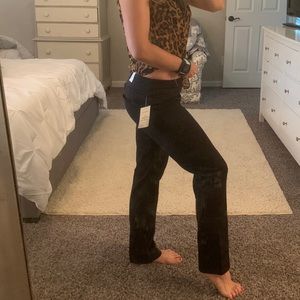 Croft and barrow stretch size 8 black NWT